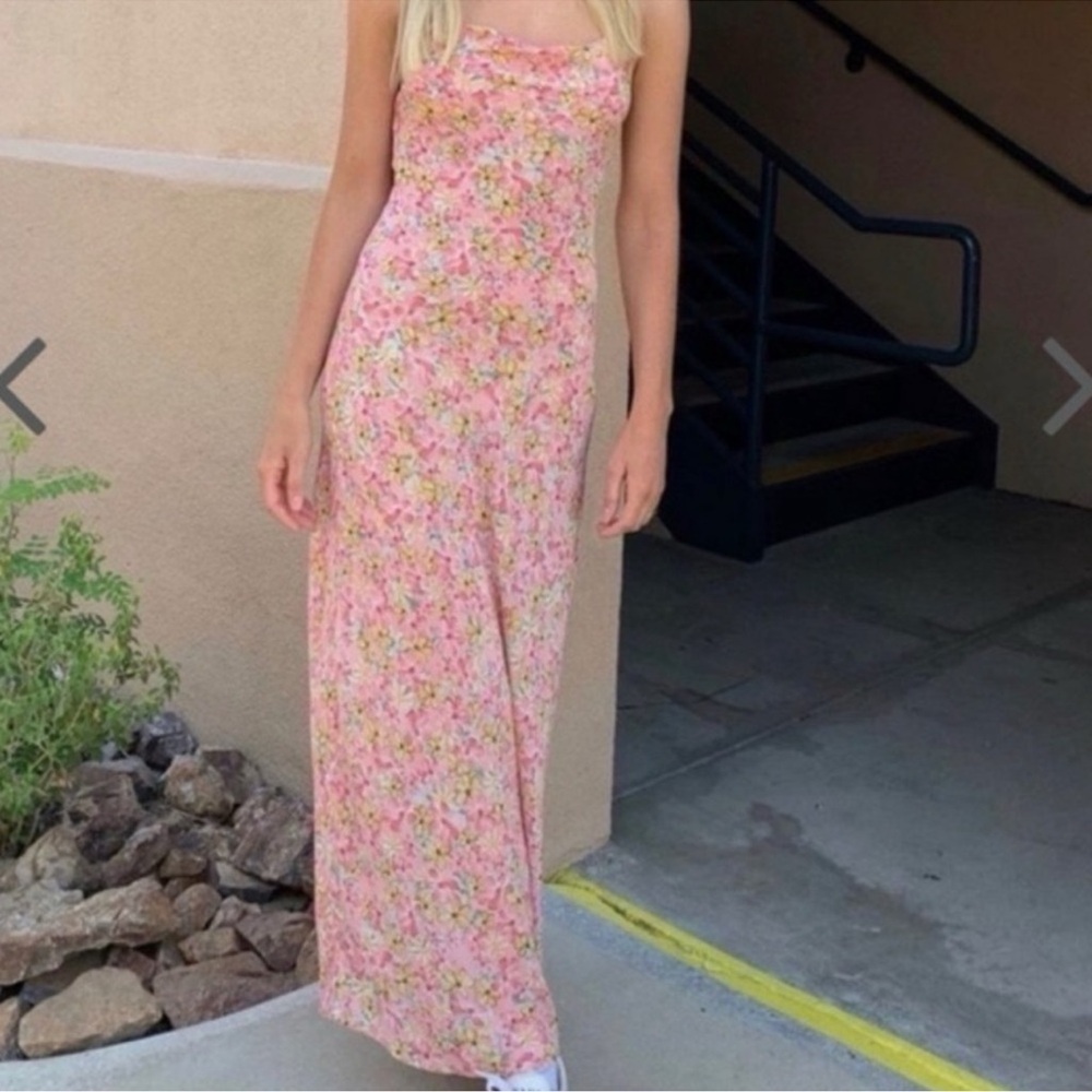 New‎ with tags Vrg Girl Floral Maxi Slip Dress- Size Medium